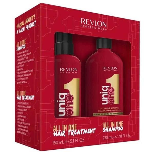 REVLON UNIQ ONE ZESTAW SZAMPON + ODŻYWKA