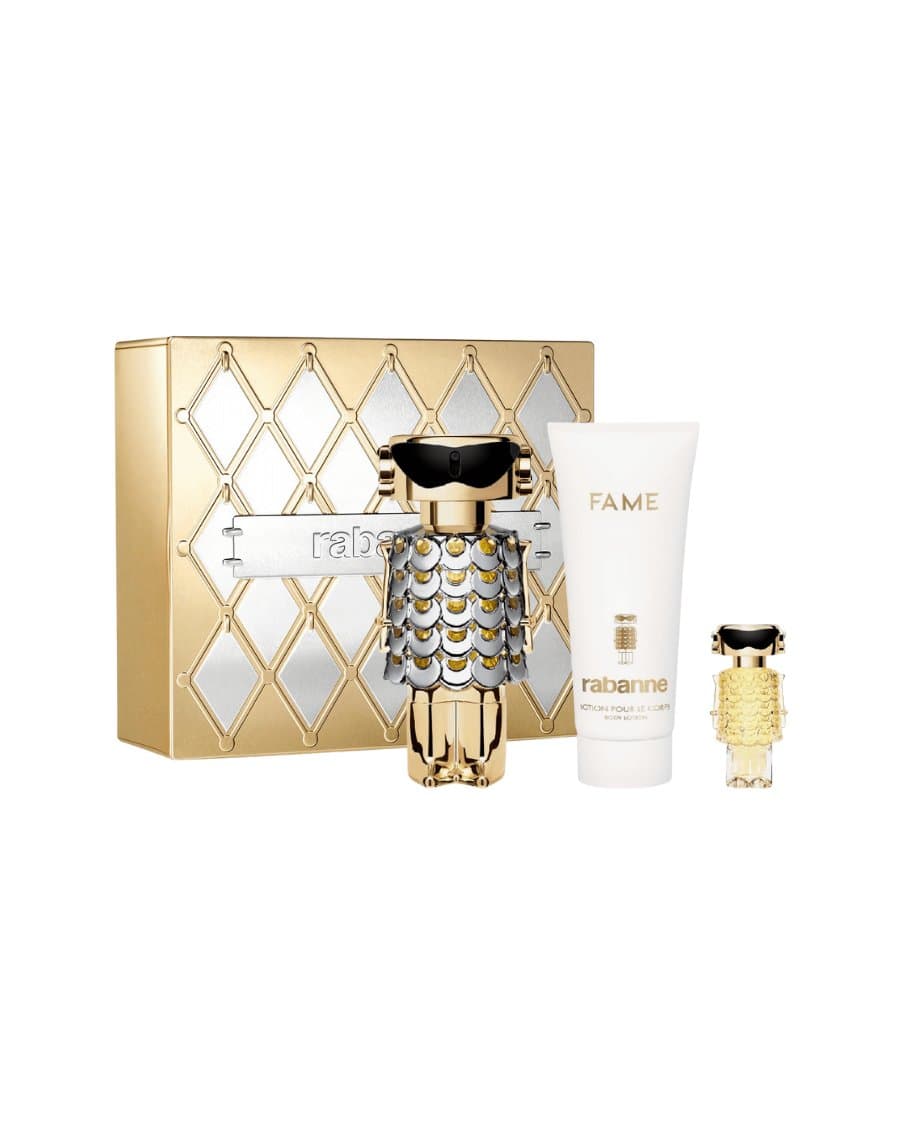 Rabanne Fame – zestaw 100 ml + woda perfumowana 4 ml + woda perfumowana 80 ml + woda perfumowana 80 ml