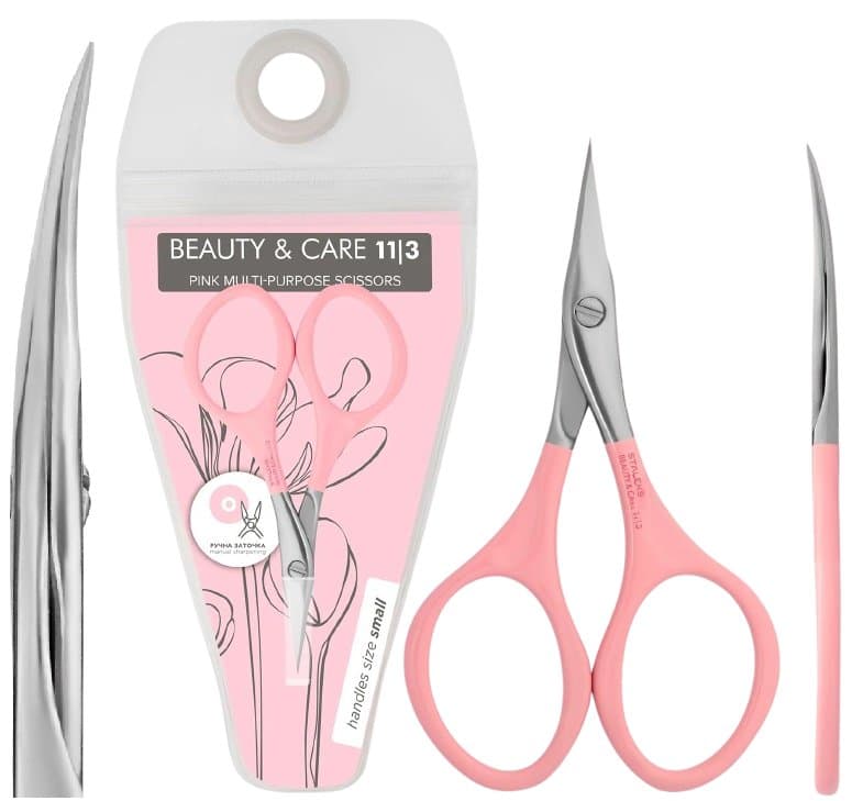 Beauty & Care 11 Typ 3 różowe nożyczki uniwersalne