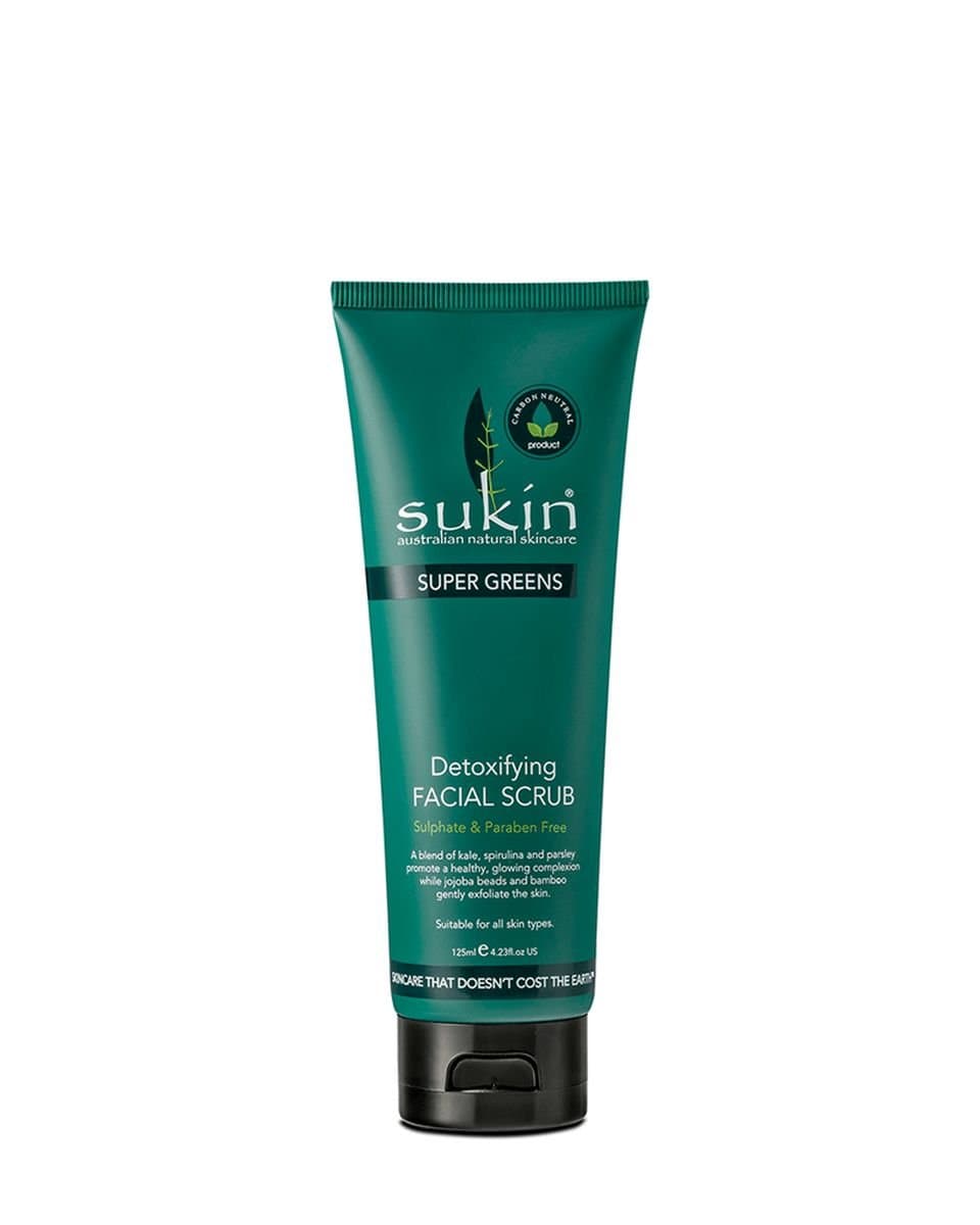 Super Greens, detoksykujący scrub do twarzy