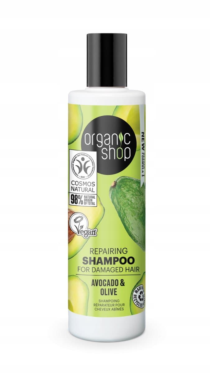 Avocado & Olive szampon odbudowujący włosy do włosów zniszczonych
