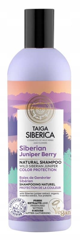 Taiga Siberica Siberian Juniper Berry — szampon do włosów farbowanych