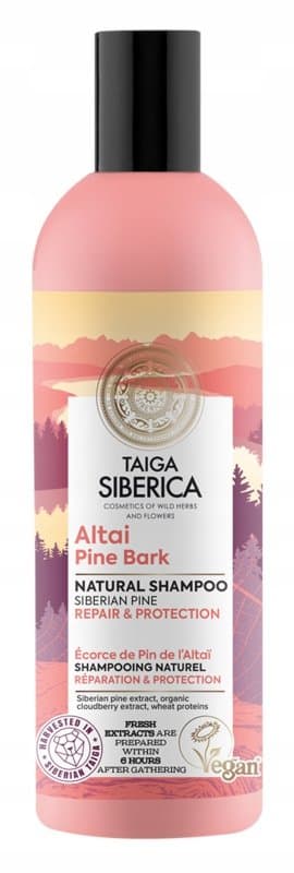Taiga Siberica Altai Pine Bark — szampon do włosów zniszczonych