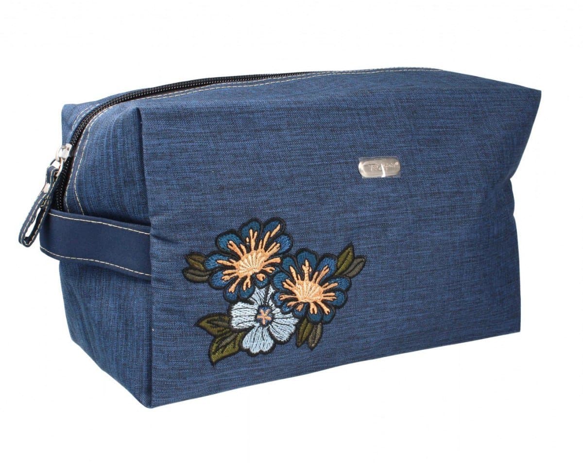 Soft 96051 — haftowana kosmetyczka z bocznym uchwytem