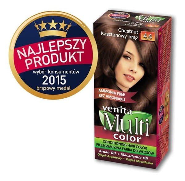 Multi Color, farba do włosów, 4.4 Kasztanowy Brąz