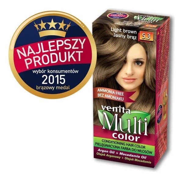 Multi Color, farba do włosów, 5.3 Jasny Brąz