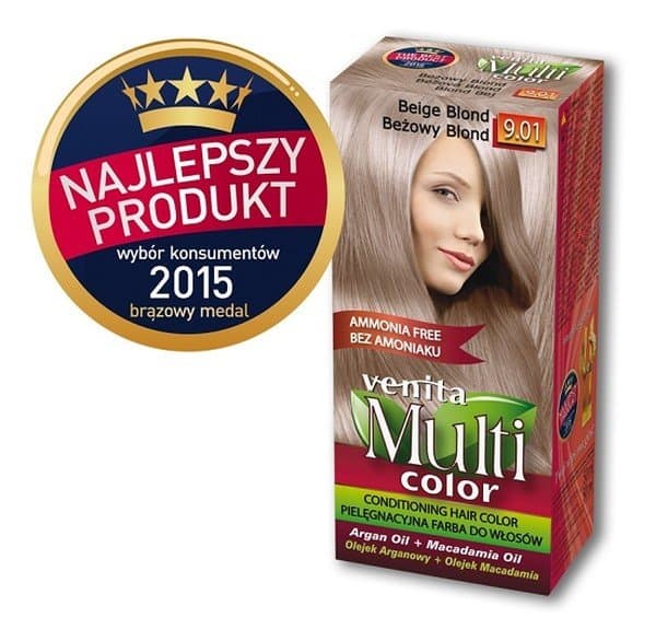 Multi Color, farba do włosów, 9.01 Beżowy Blond