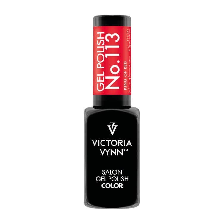 Gel Polish 113 King of Red lakier hybrydowy