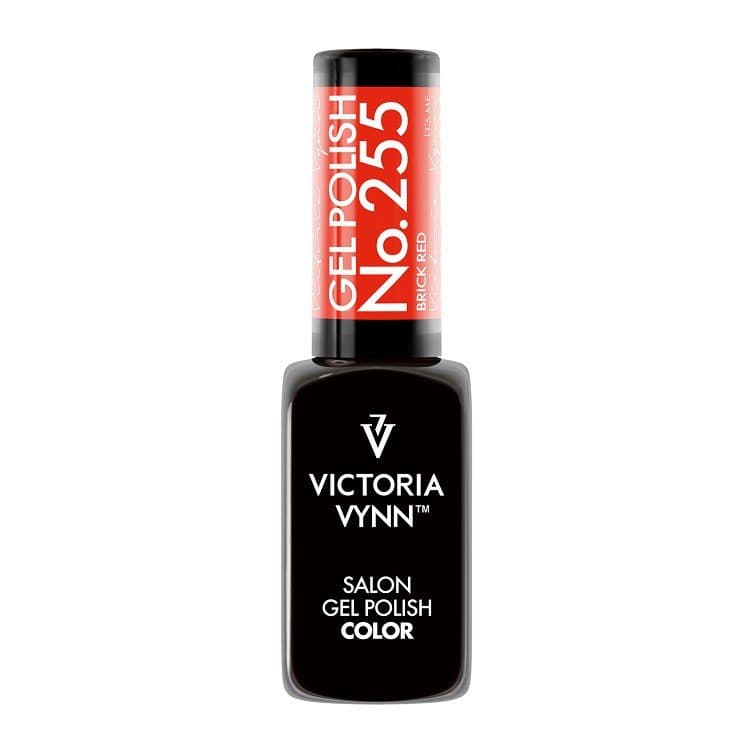 Gel Polish 255 Brick Red lakier hybrydowy