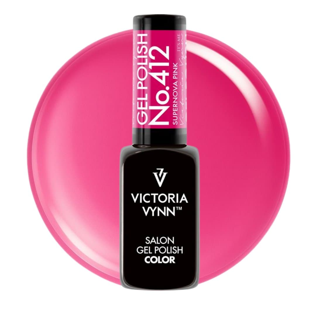 Gel Polish 412 Supernova Pink lakier hybrydowy