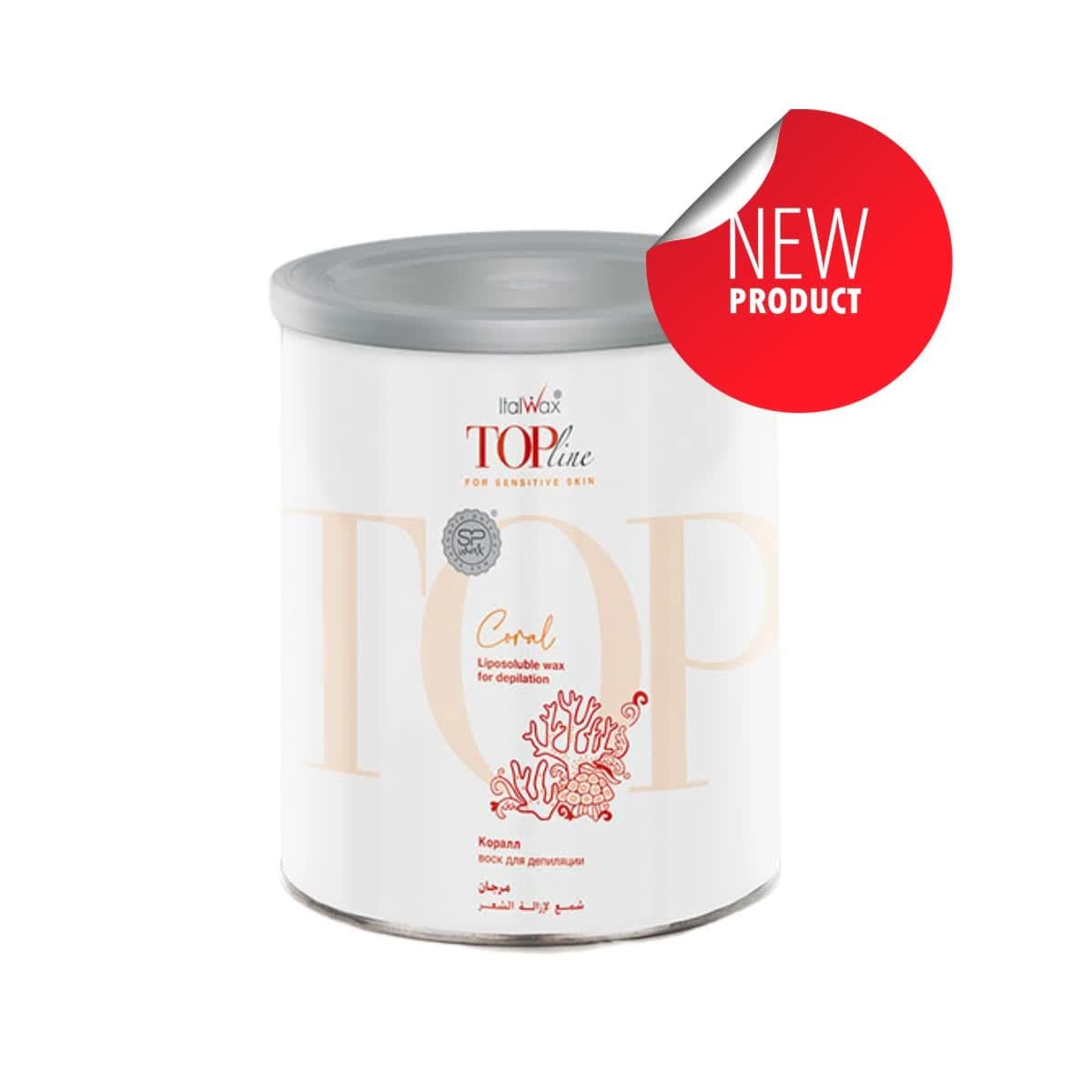 Top Line Coral — wosk do depilacji w puszce