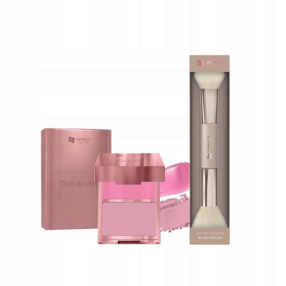 Professional Duo Blush — zestaw różu i pędzla 03 Sugar Pink
