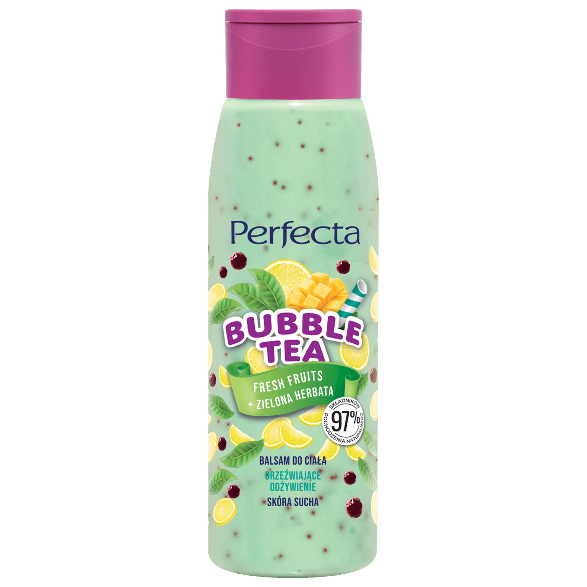 Bubble Tea Balsam do ciała Fresh Fruits + Zielona Herbata