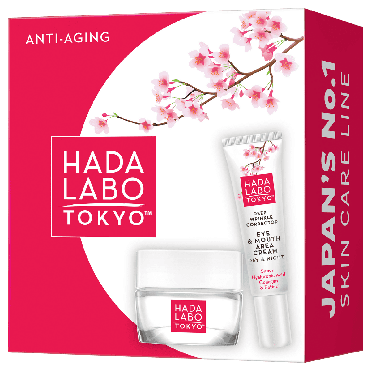 Zestaw Hada Labo Tokyo Red Krem do twarzy i Krem pod oczy