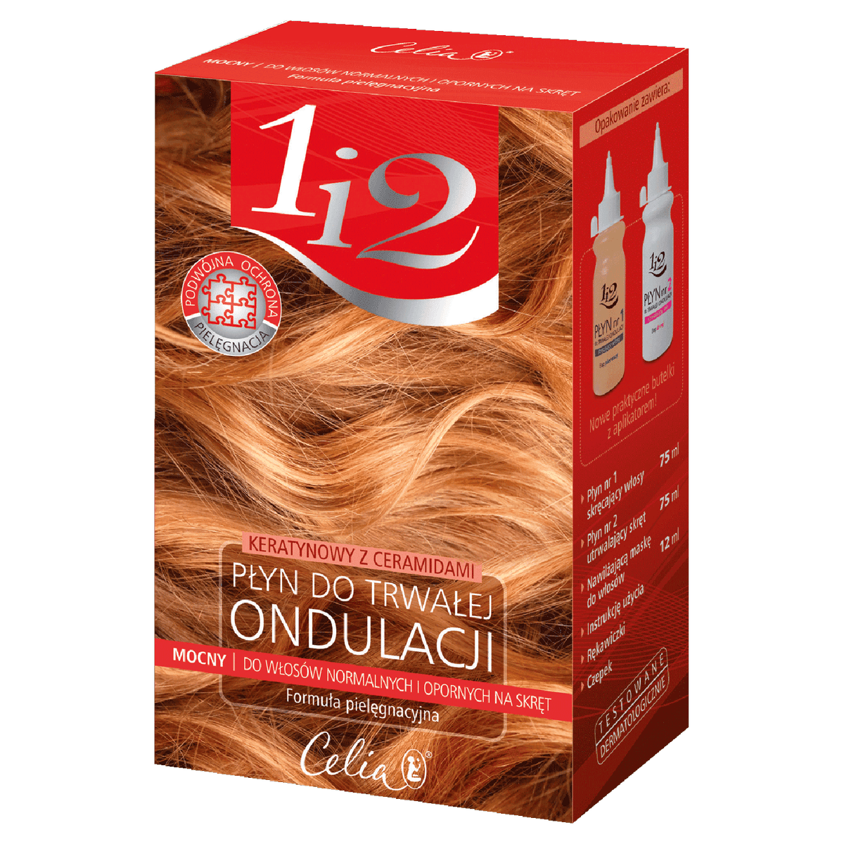 1i2 Płyn do trwałej ondulacji - mocny, keratynowy z ceramidami