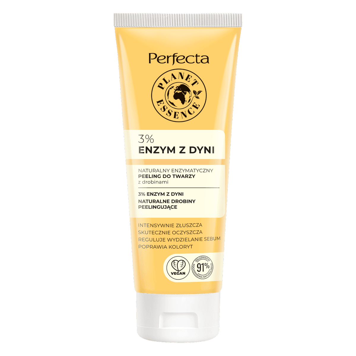naturalny enzymatyczny peeling do twarzy 3% enzym z dyni