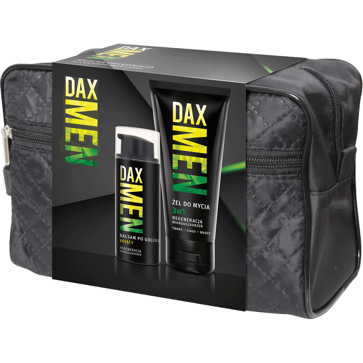 Zestaw Dax Men Balsam kojący do twarzy + Żel do mycia 3w1