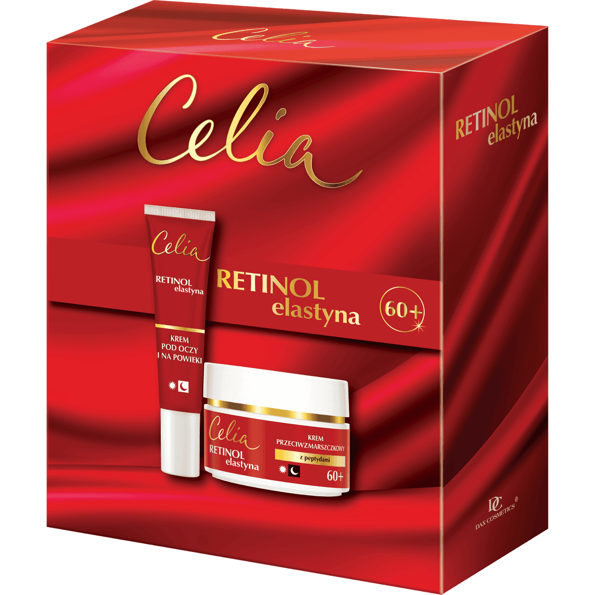 Zestaw Celia Retinol & Elastyna Krem do twarzy 60+ i Krem pod oczy