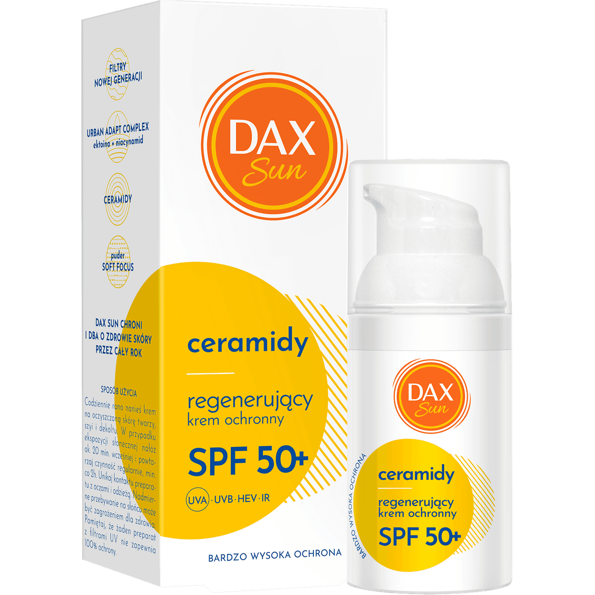 Regenerujący krem ochronny z ceramidami SPF 50+