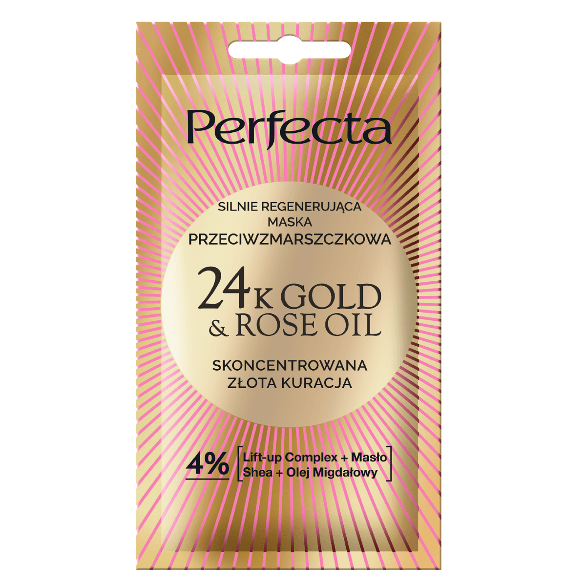 24K Gold&Rose Oil maska do twarzy silnie regenerująca przeciwzmarszczkowa