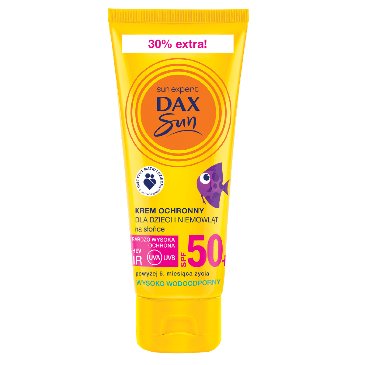 krem ochronny dla dzieci i niemowląt SPF 50+ z D-pantenolem, gliceryną i mleczkiem owsianym