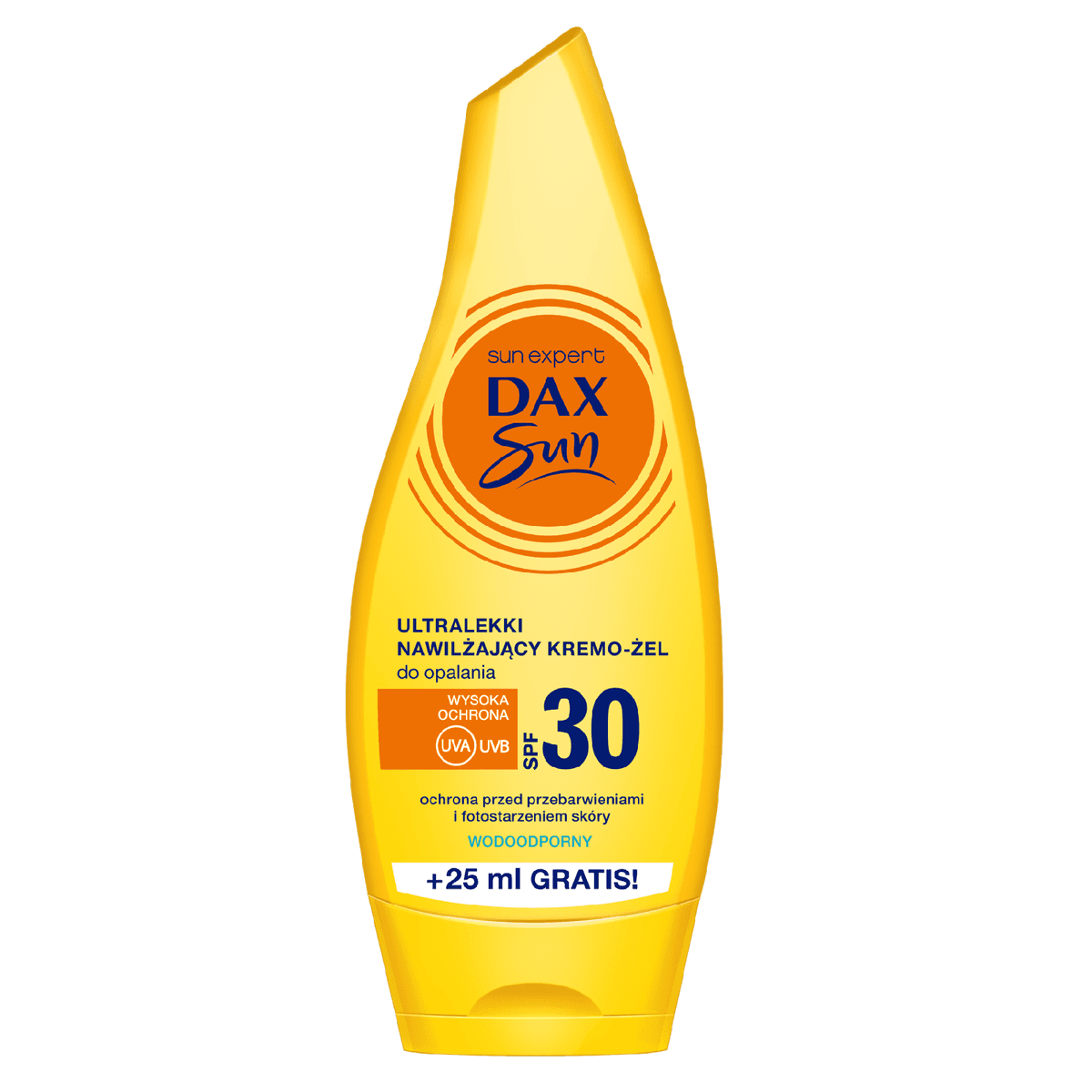 nawilżający kremo-żel SPF 30 z D-pantenolem, gliceryną i ekstraktem z nasion bawełny