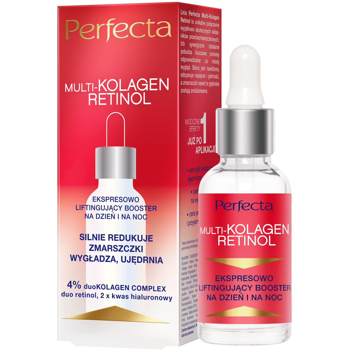 Multikolagen Retinol Ekspresowo liftingujące serum na dzień i na noc