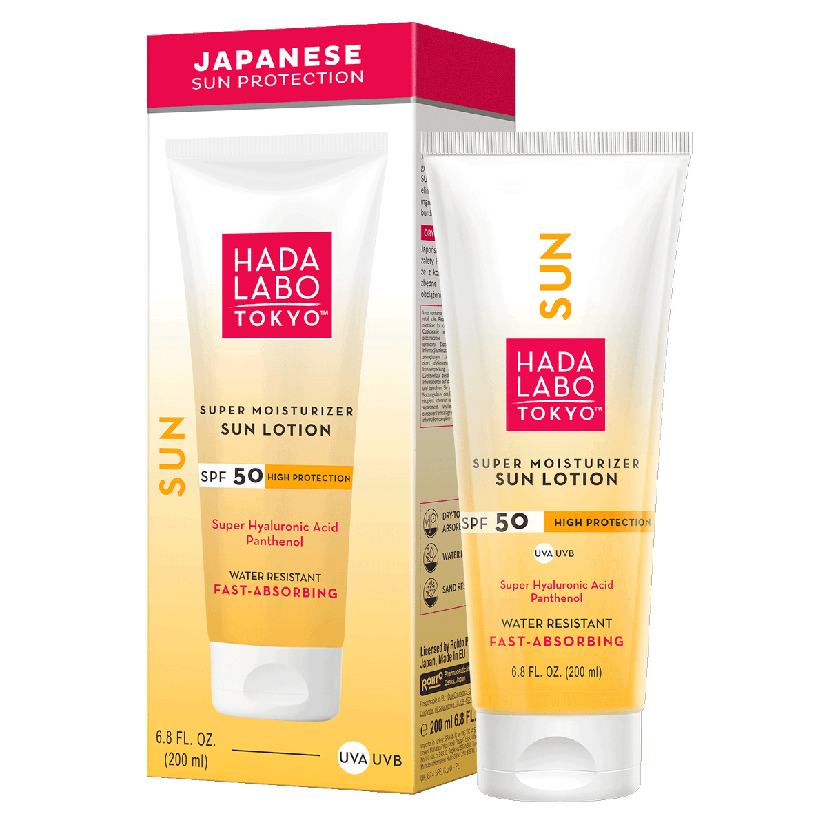 Sun Lotion emulsja do opalania SPF 50 do ciała z Super Hyaluronic Acid™, D-pantenolem i skwalanem