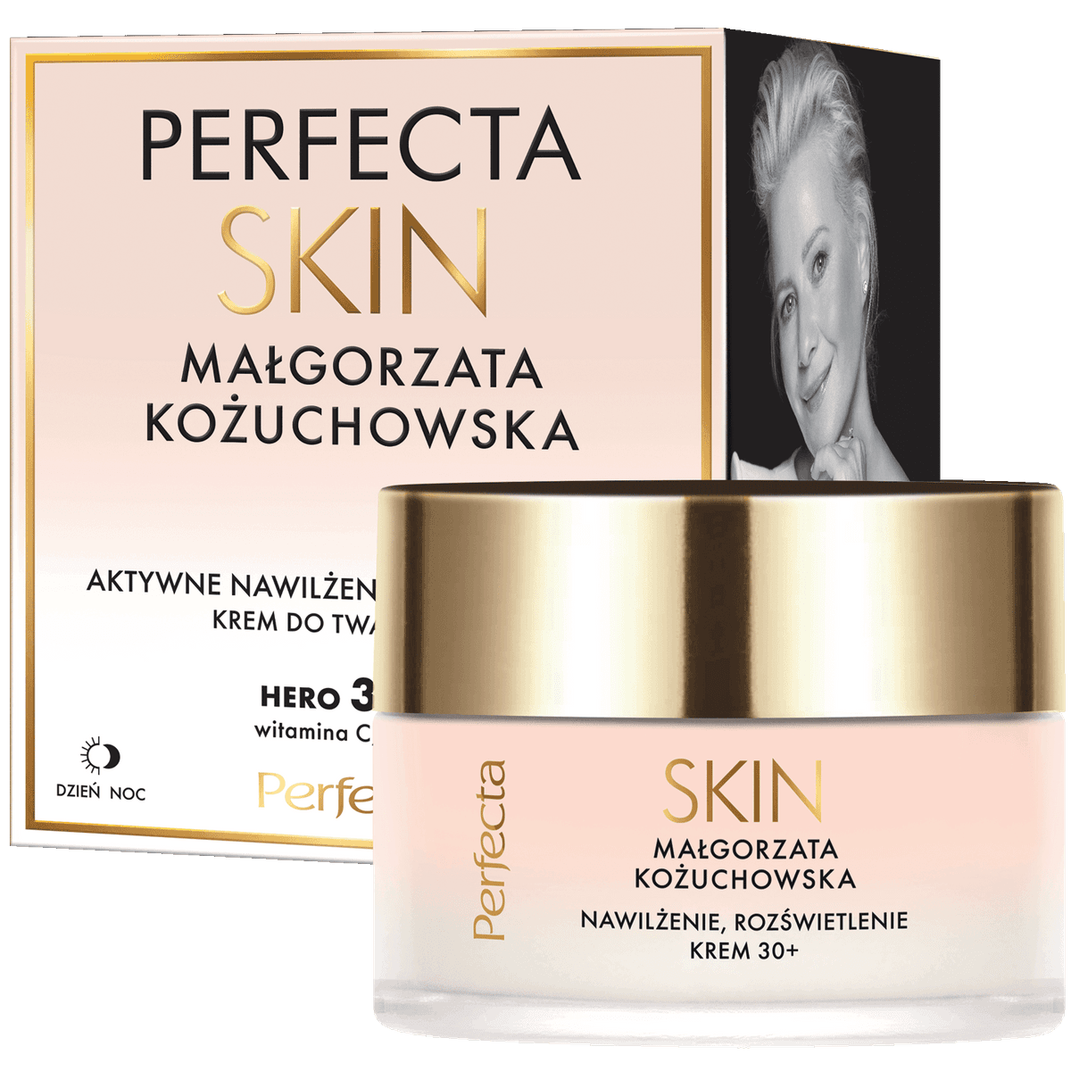 Skin Małgorzata Kożuchowska Krem do twarzy nawilżająco-rozświetlający na dzień i na noc 30+