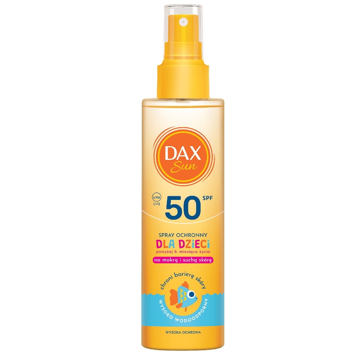 Spray do opalania SPF 50 dla dzieci powyżej 6. miesiąca życia