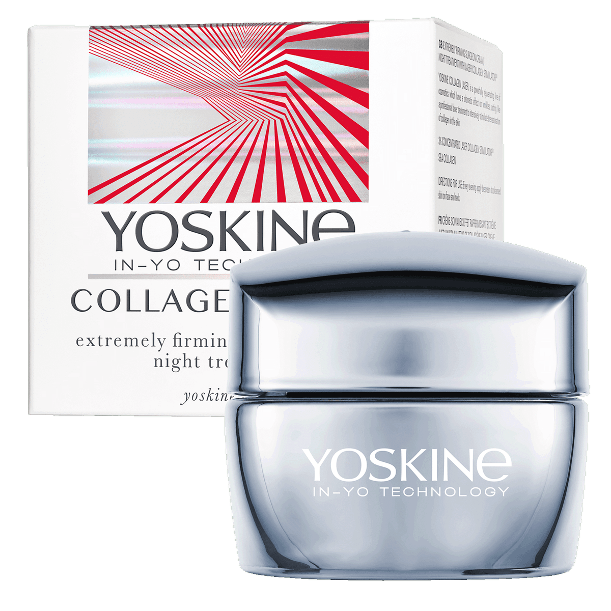 Collagen Laser krem-zabieg na noc z Laser Collagen Stimulator™, kolagenem, peptydami, masłem shea i olejem jojoba