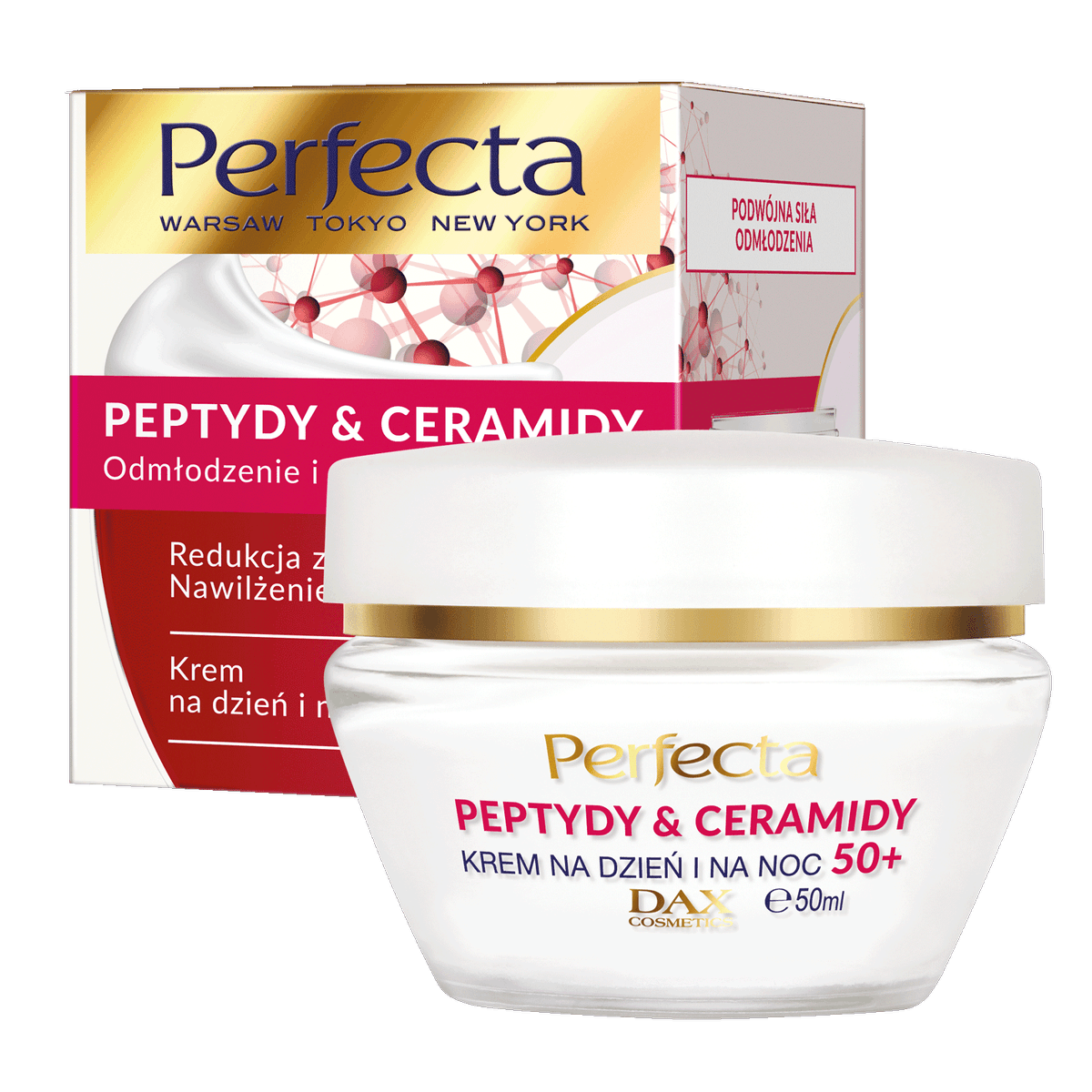 Peptydy i Ceramidy Krem na dzień i na noc 50+