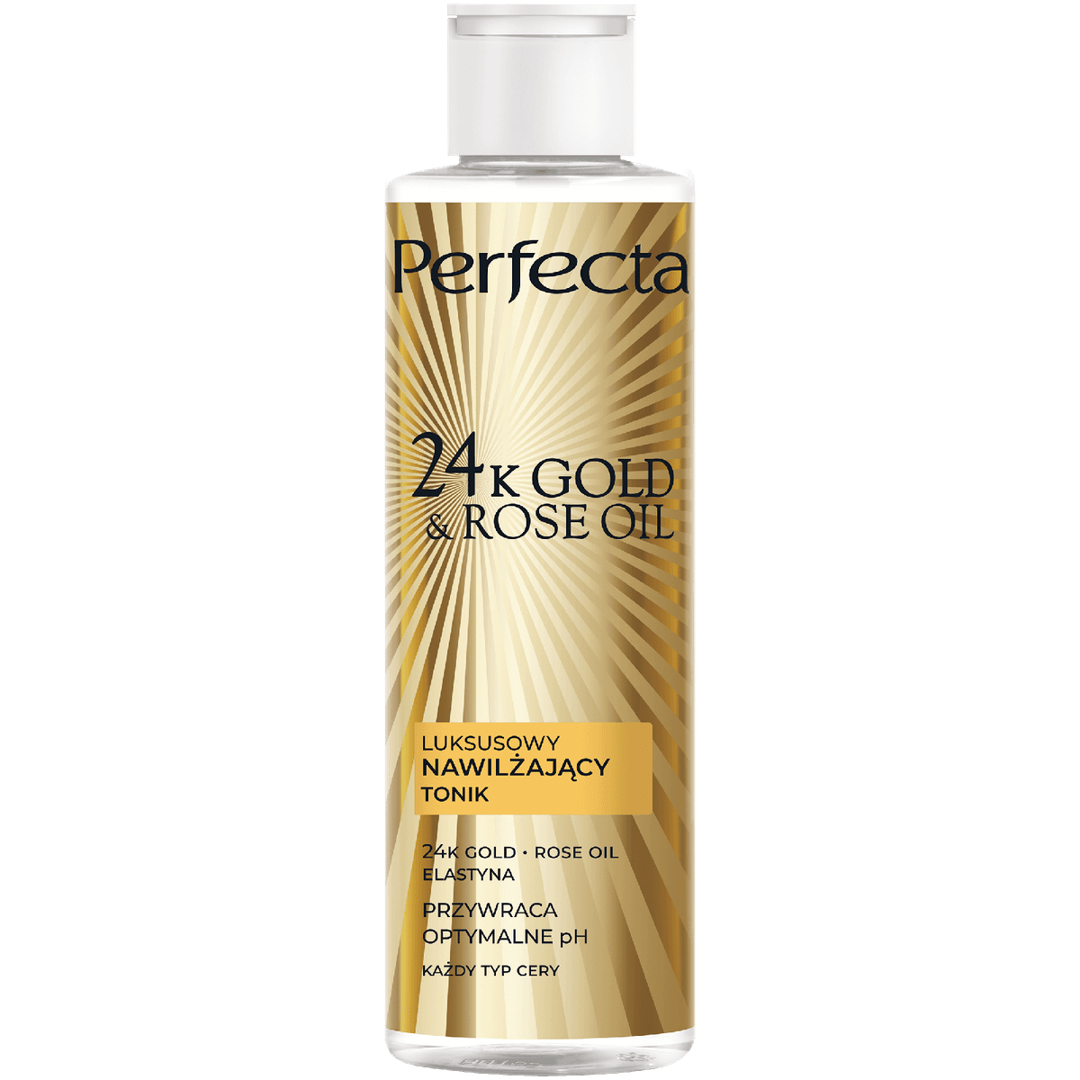 24K Gold&Rose Oil Luksusowy nawilżający tonik do twarzy