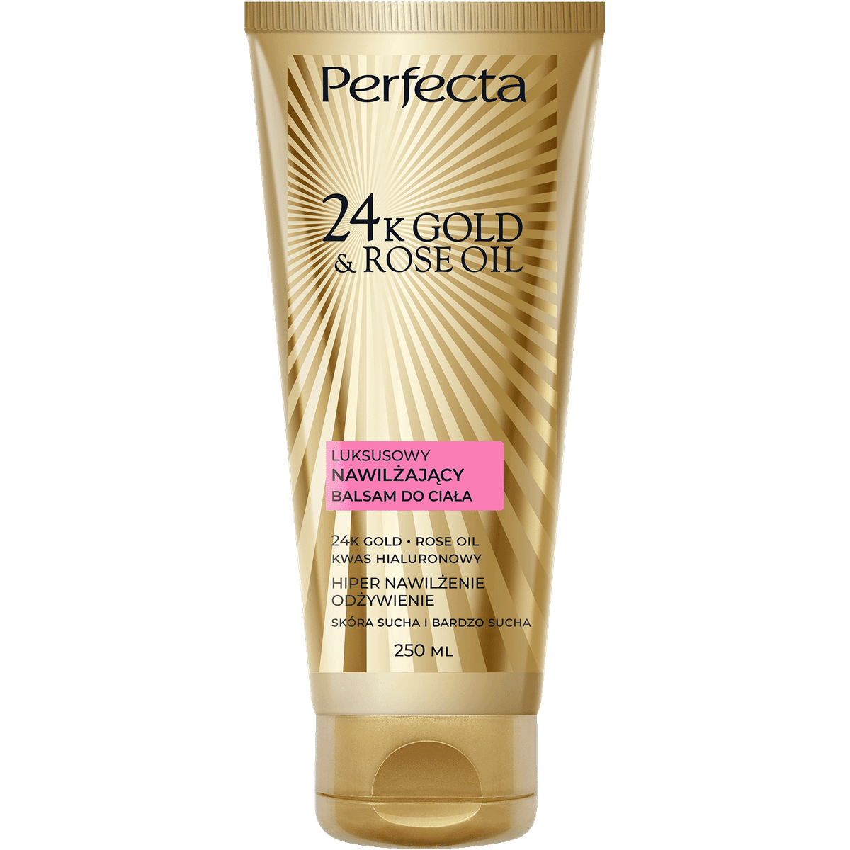 24K Gold&Rose Oil Luksusowy nawilżający balsam do ciała