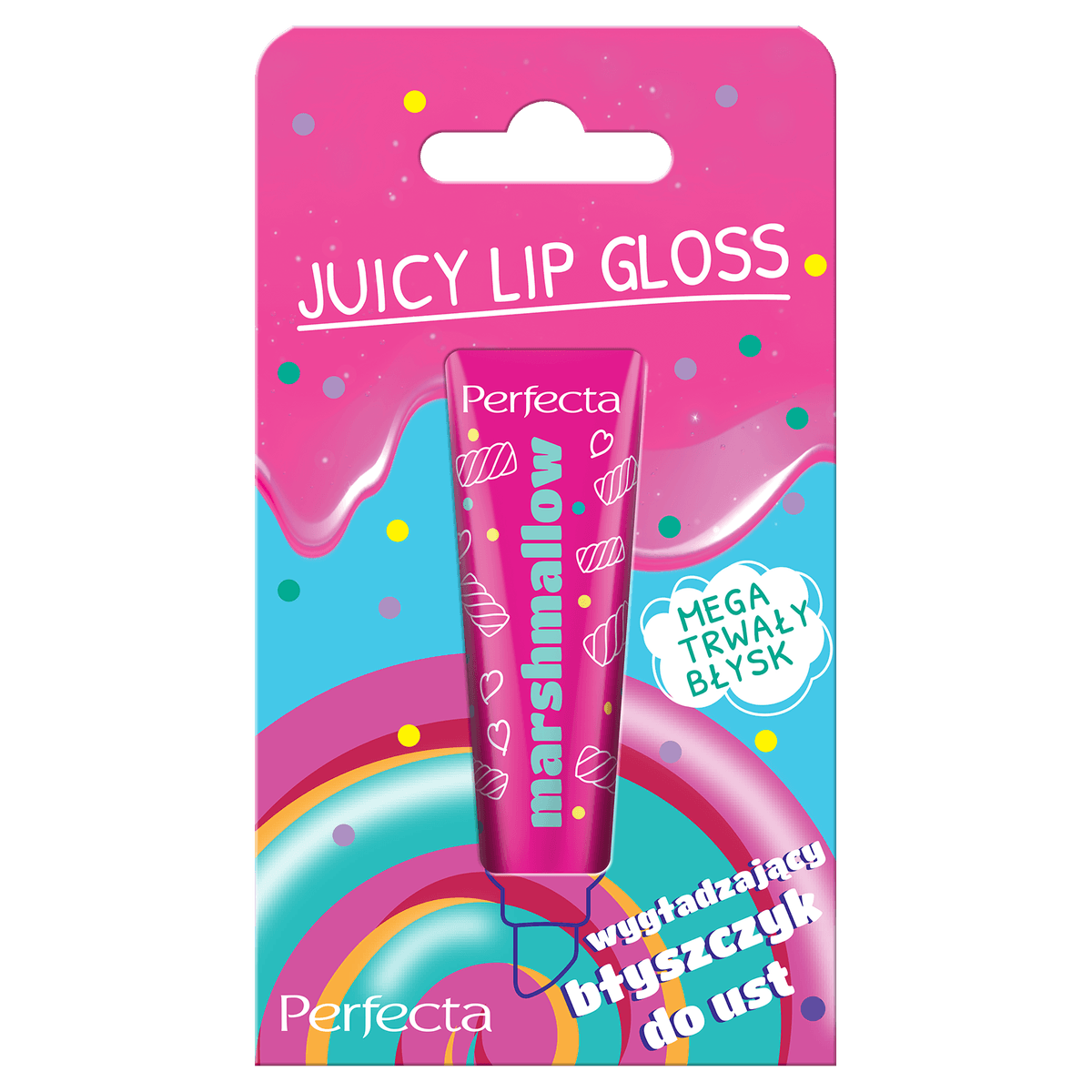 Lip Gloss Marshmallow nawilżający błyszczyk do ust z olejem migdałowym, skwalanem i olejem rycynowym
