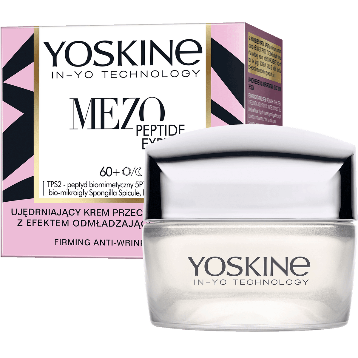 Mezo Peptide Expert ujędrniający krem przeciwzmarszczkowy 60+ na dzień i noc z peptydem biomimetycznym 5P™ i bio-mikroigłami