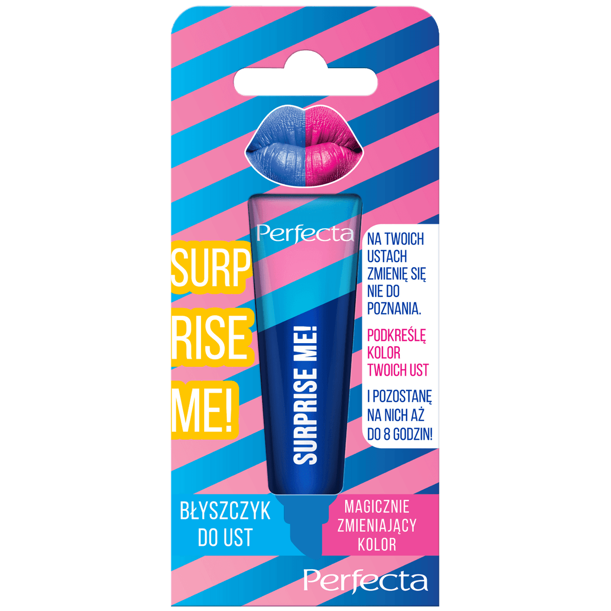 Surprise Me! Błyszczyk do ust magicznie zmieniający kolor Blue