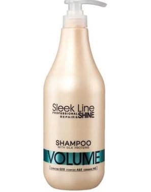 Sleek Line Volume Shampoo - Szampon z Jedwabiem Zwiększający Objętość