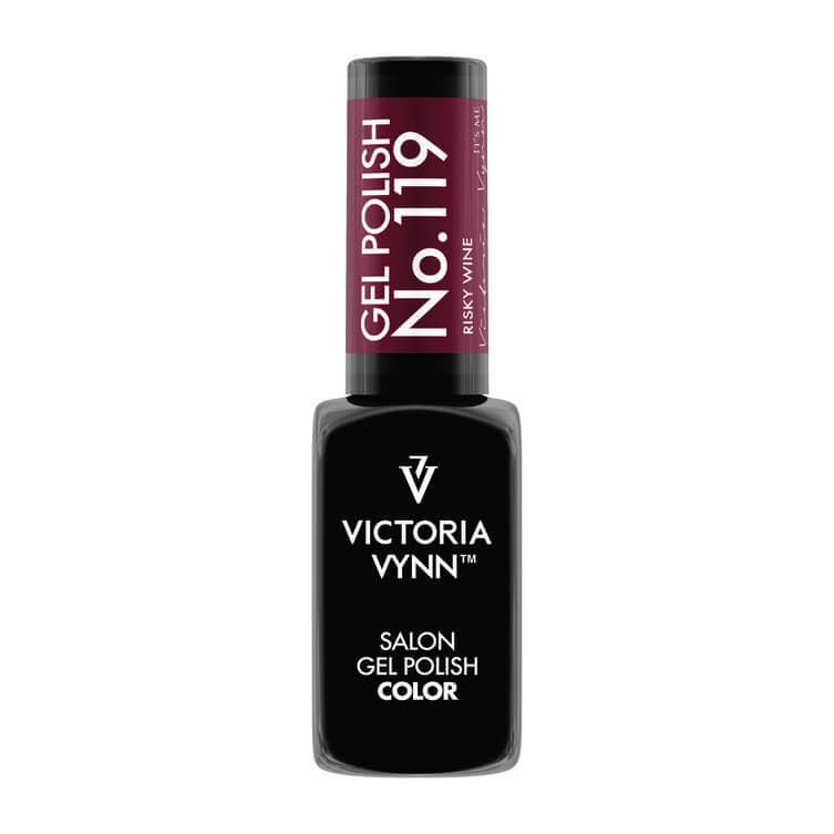 Gel Polish Color Lakier hybrydowy 119 Risky Wine