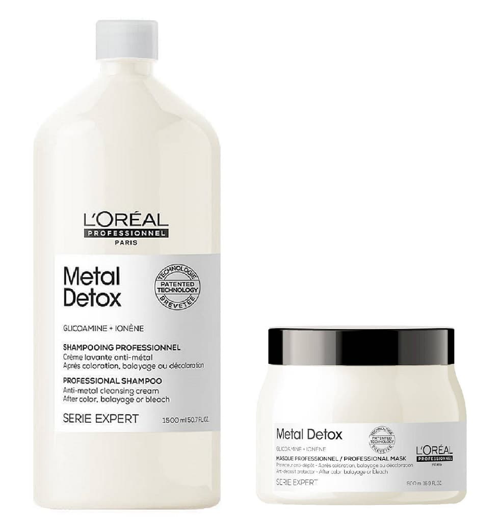 Zestaw prezentowy L'Oréal Professionnel Metal Detox szampon + maska