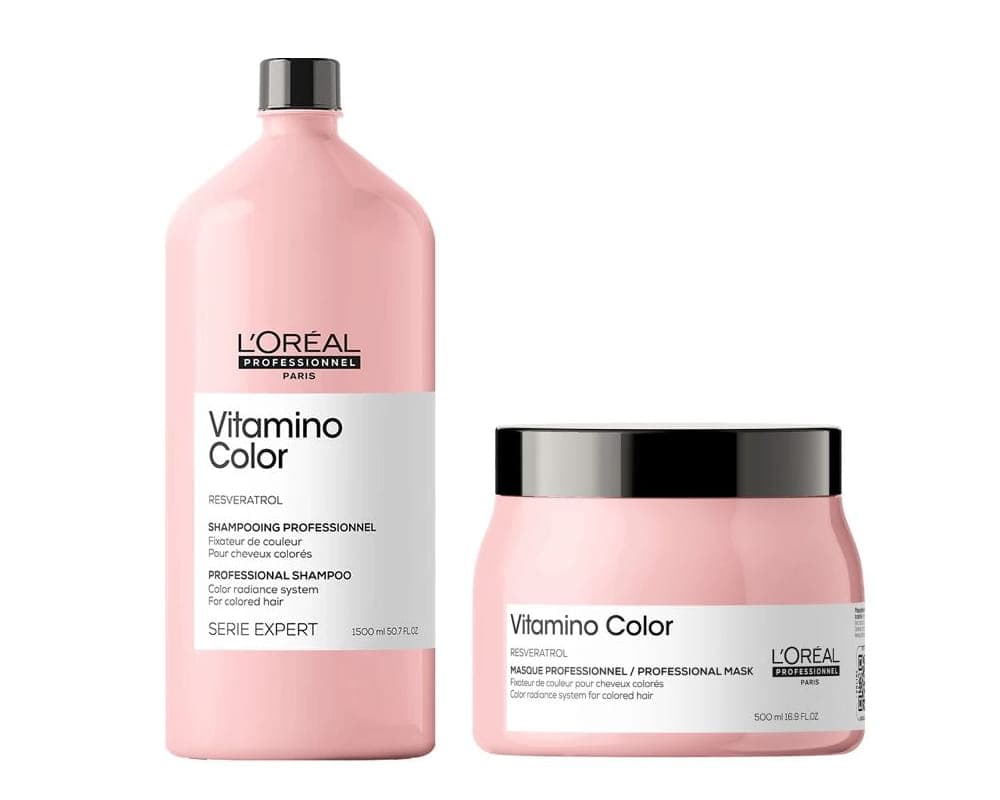 Zestaw prezentowy Loreal Professionnel Vitamino Color szampon + maska