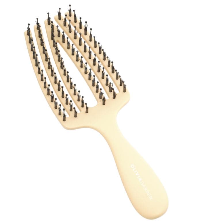 Szczotka do włosów olivia garden finger brush care mini kids żółta