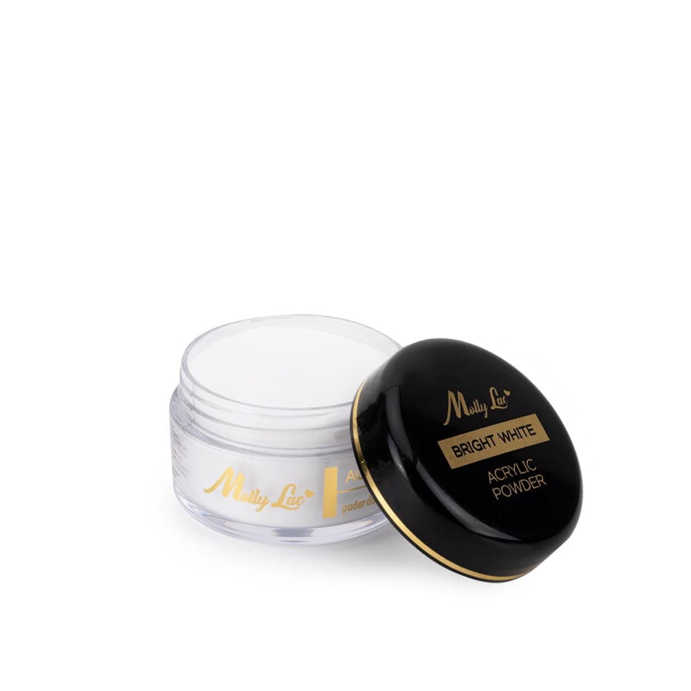 Puder akrylowy do paznokci MollyLac Acrylic Powder Bright White