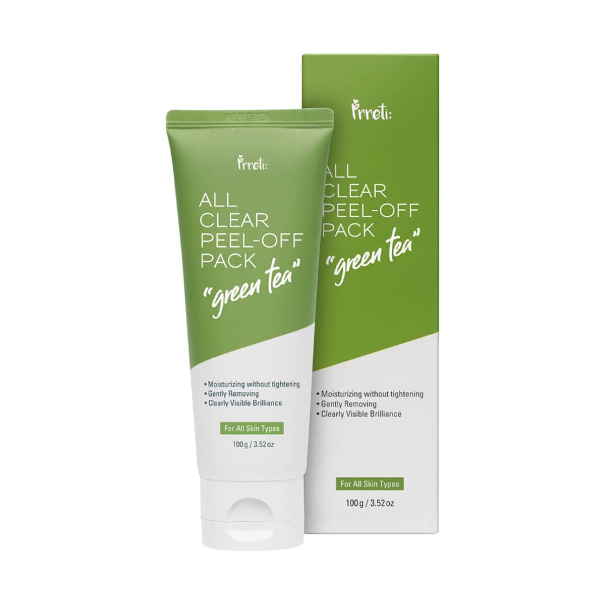 All Clear Kremowa maska peel-off "GREEN TEA"