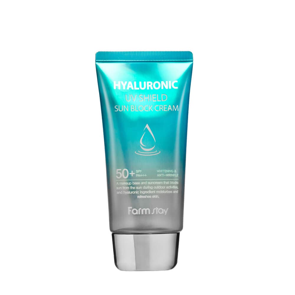 Farmstay SPF 50 do twarzy z kwasem hialuronowym HYALURONIC UV SHIELD