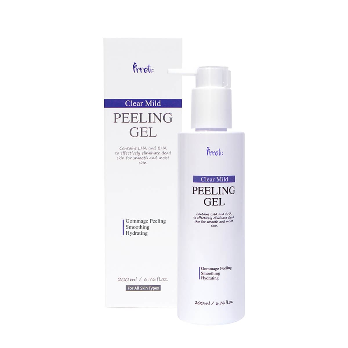 PRRETI Clear Mild Żel peelingujący do twarzy