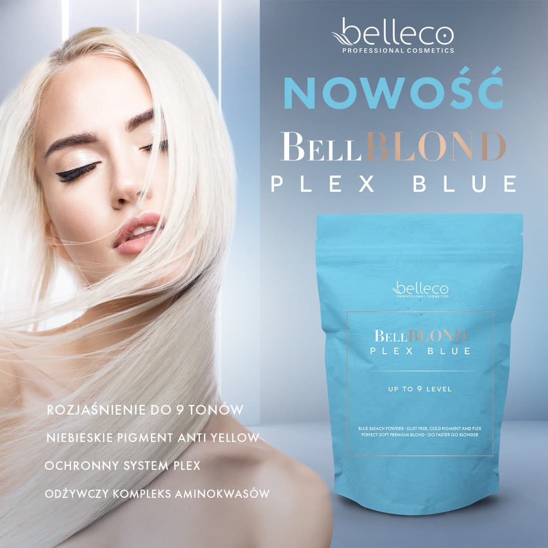 Rozjaśniacz BellBlond Plex Blue