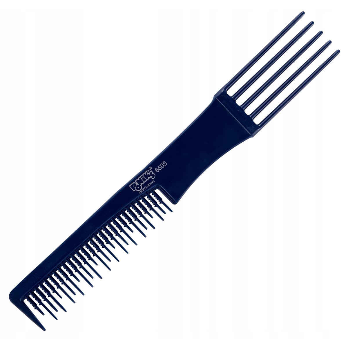 Grzebień Ponik's niebieski Tapirowania Metalowy Widelec DG6505