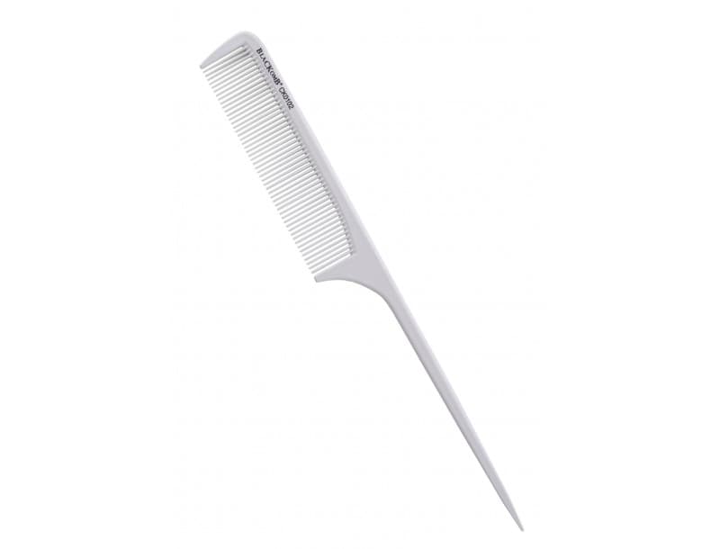 BlackComb Ceramiczny Grzebień Fryzjerski z Plastikowym Szpikulcem CK0102