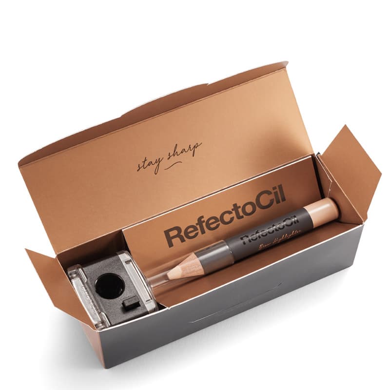 Highlighter Set – Zestaw rozświetlający łuk brwiowy (kredka + temperówka)
